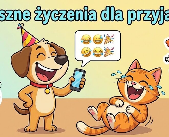 Śmieszne życzenia dla przyjaciela i przyjaciółki
