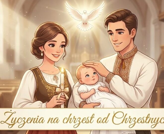 Życzenia na chrzest od chrzestnych
