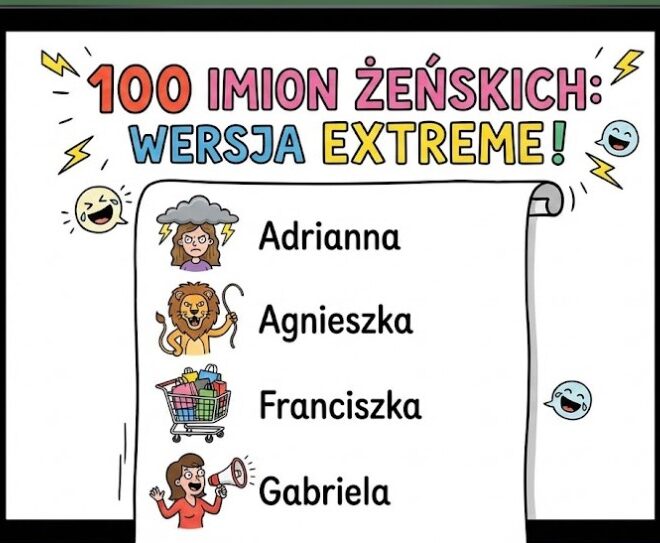 Ekstremalne znaczenie żeńskich imion