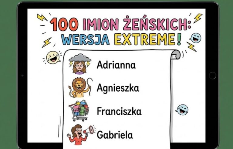 Ekstremalne znaczenie żeńskich imion