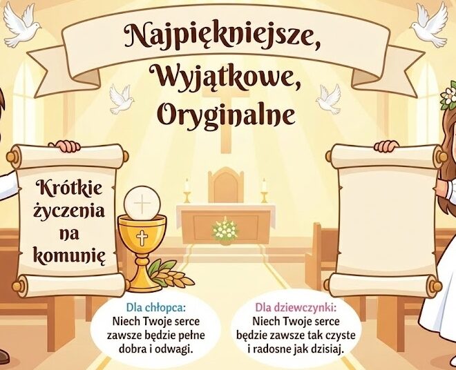 Krótkie życzenia na komunię