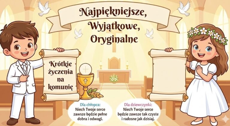 Krótkie życzenia na komunię