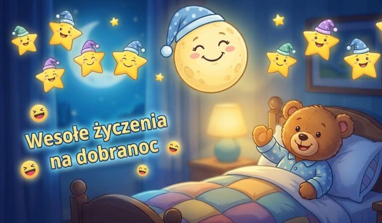 Wesołe życzenia na dobranoc