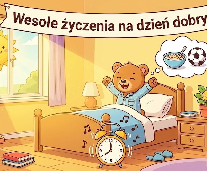 Wesołe życzenia na dzień dobry