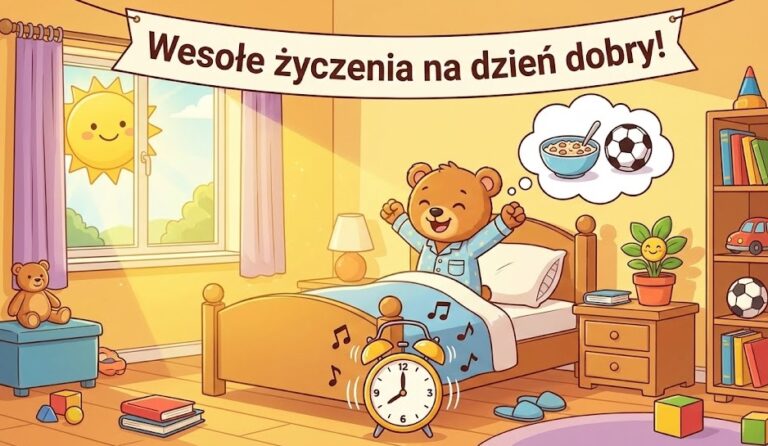 Wesołe życzenia na dzień dobry