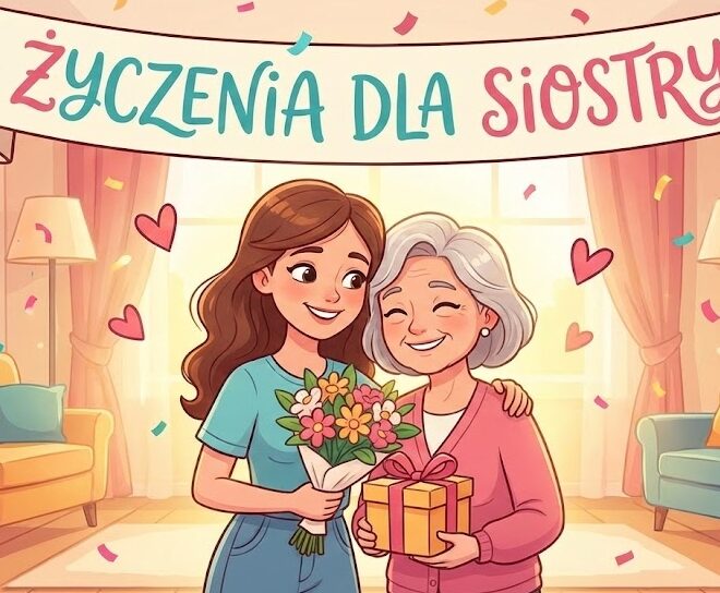 Życzenia dla siostry