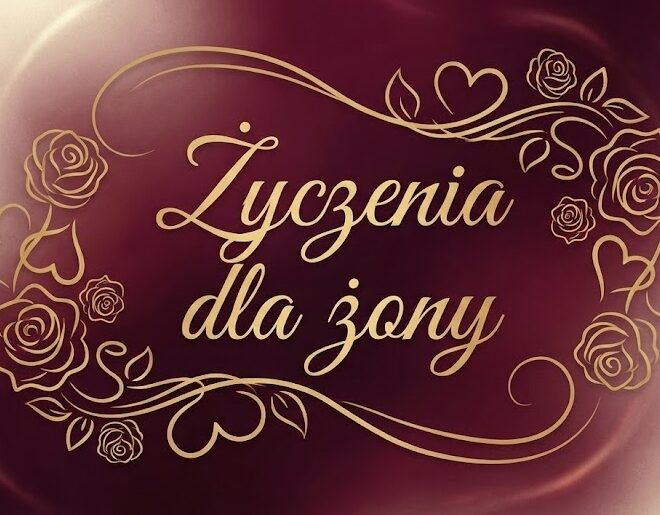 Życzenia dla żony