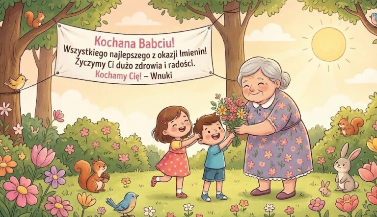 Życzenia na imieniny babci