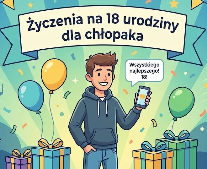 Życzenia na 18 urodziny dla chłopaka