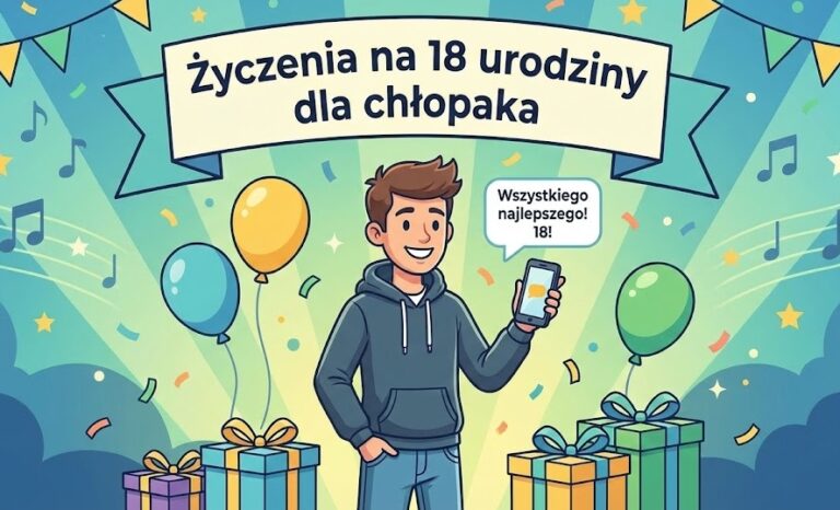 Życzenia na 18 urodziny dla chłopaka