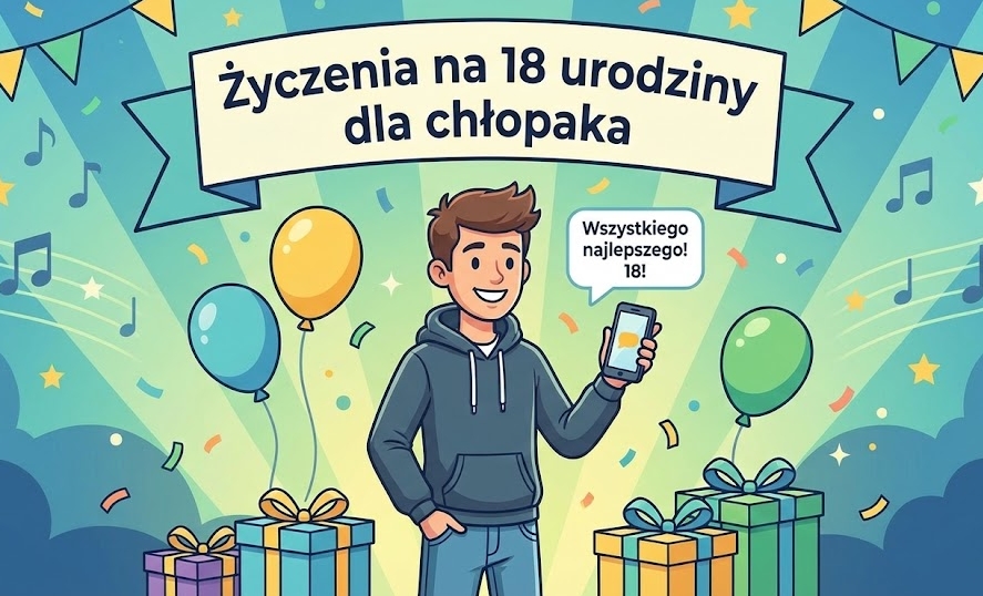 życzenia na 18 urodziny dla chłopaka