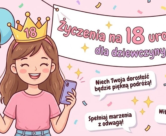 Życzenia na 18 urodziny dla dziewczyny