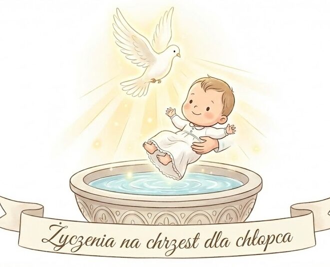 Życzenia na chrzest dla chłopca