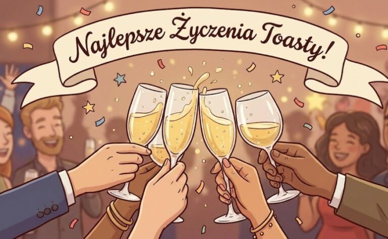 Życzenia toasty