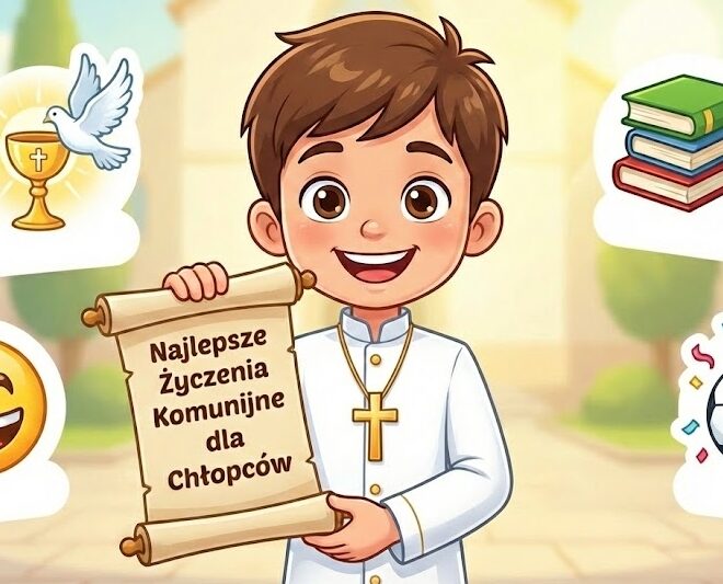 Życzenia komunijne dla chłopców