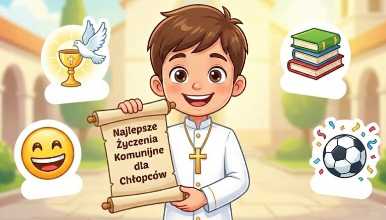 Życzenia komunijne dla chłopców