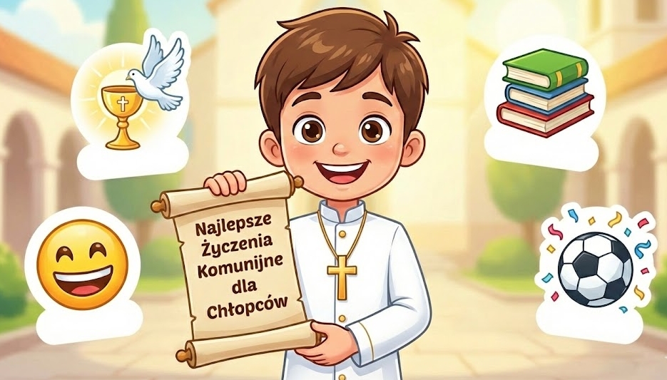 Życzenia komunijne dla chłopców