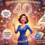 Życzenia na 40 urodziny dla kobiety