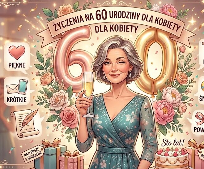 Życzenia na 60 urodziny dla kobiet