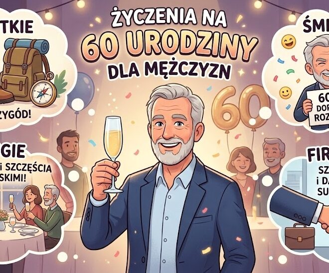 Życzenia na 60 urodziny dla mężczyzn