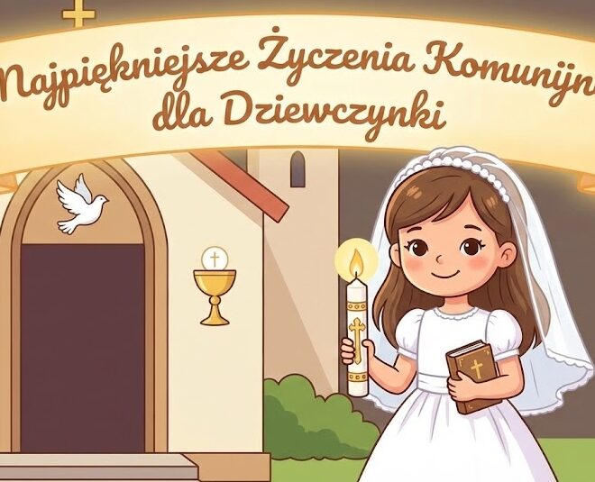 Życzenia komunijne dla dziewczynki