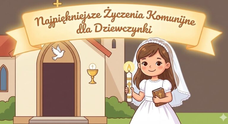 Życzenia komunijne dla dziewczynki