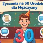 Życzenia na 30 urodziny dla mężczyzny