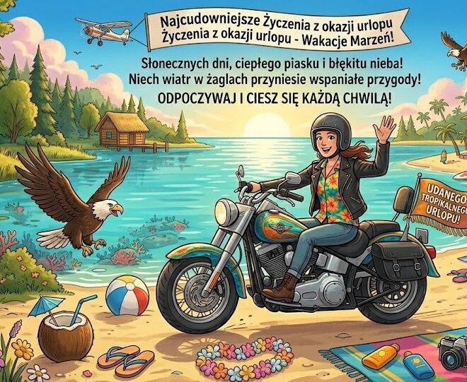Życzenia z okazji urlopu – wakacyjne