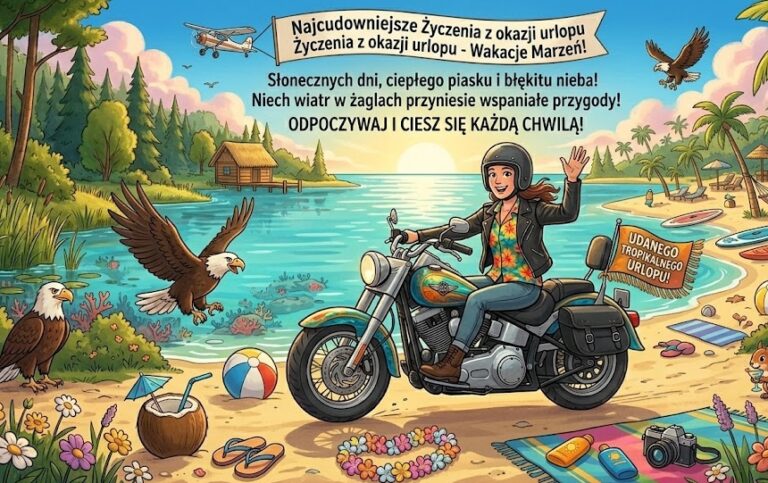Życzenia z okazji urlopu – wakacyjne